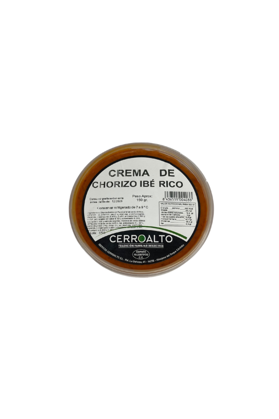 Crema de Chorizo Ibérico 250 gr