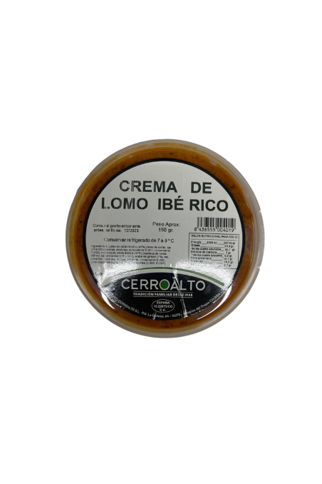Crema de Lomo Ibérico 250 gr