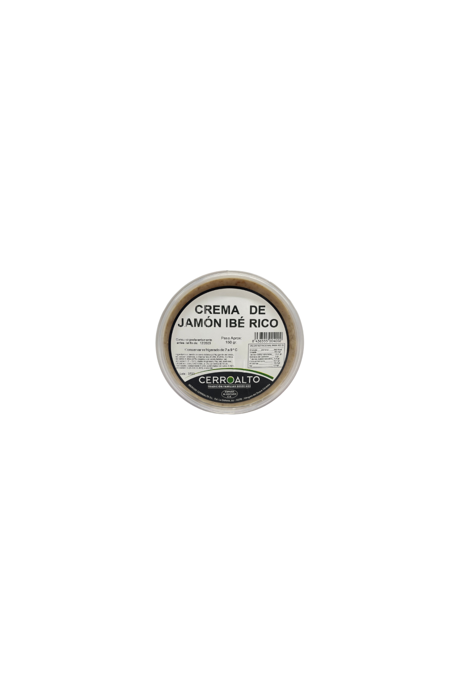 Crema de Jamón Ibérico 250 gr