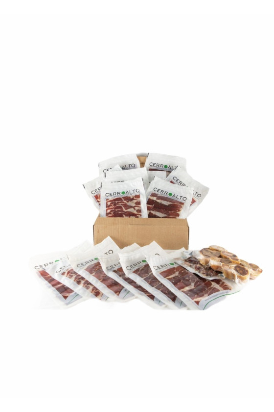 Estuche Jamón de Bellota Ibérico 50% raza ibérica loncheado
