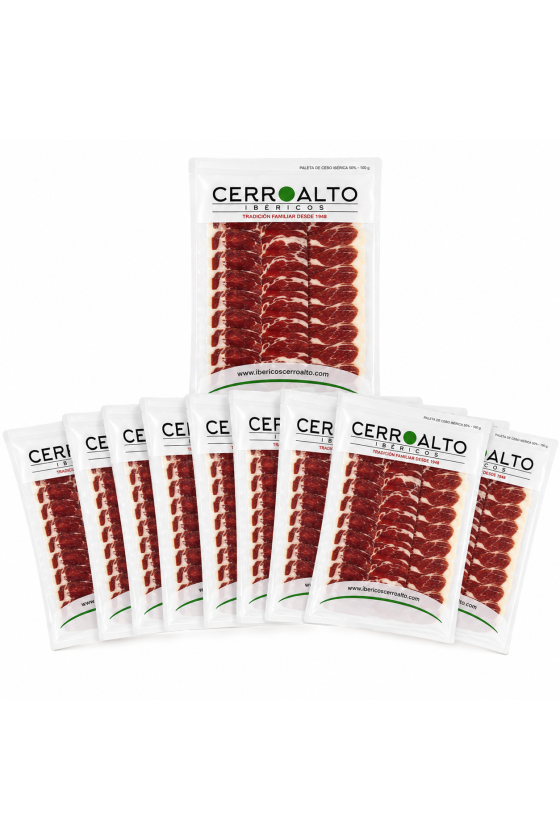 Paleta Ibérica de Cebo loncheada entera