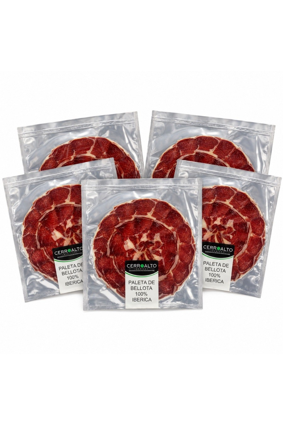 estuche de paleta de bellota 100% iberica loncheada